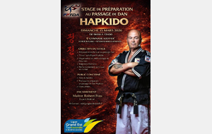 STAGE PREPARATION GRADE HAPKIDO 15/03/2026